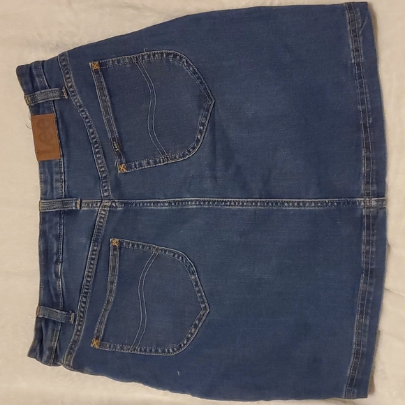 LEE Denim Regular Fit Skort Mid Rise 10 - Picture 3 of 6